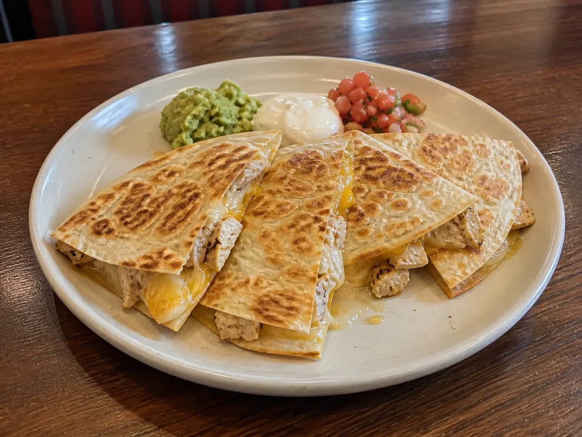 Grilled Chicken Quesadilla