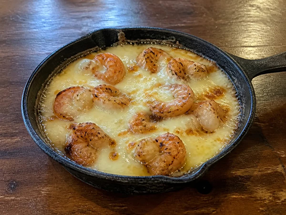 Camarones Gratinados