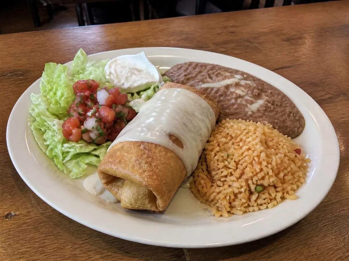 Chimichanga Dinner