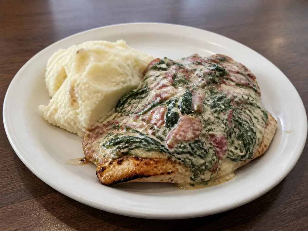 Chicken Spinach