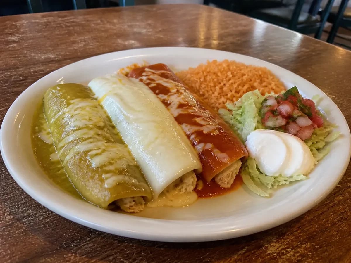 Enchiladas Bandera
