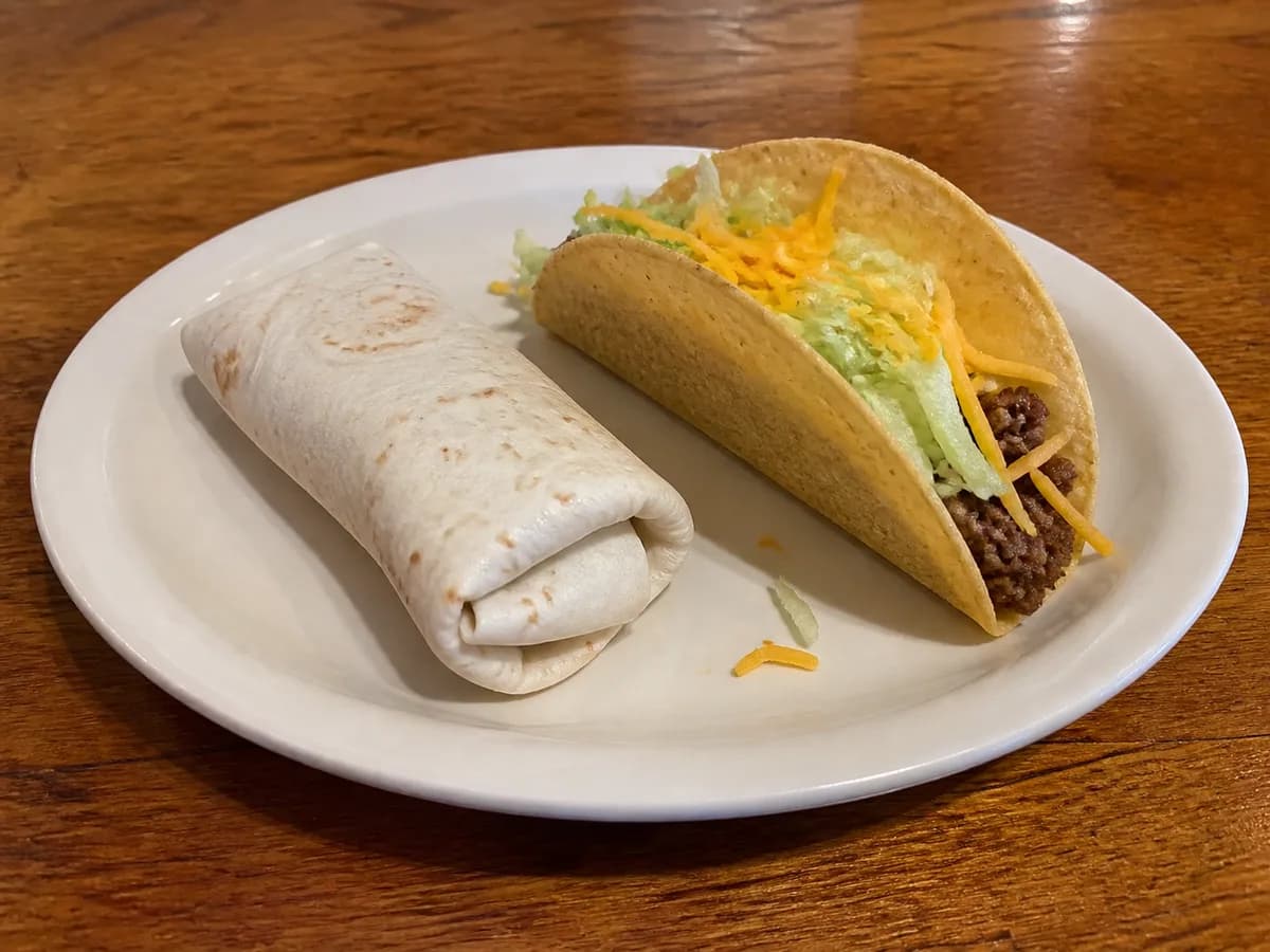 Burrito and Taco