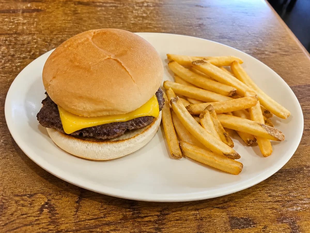 Cheeseburger and Fries
