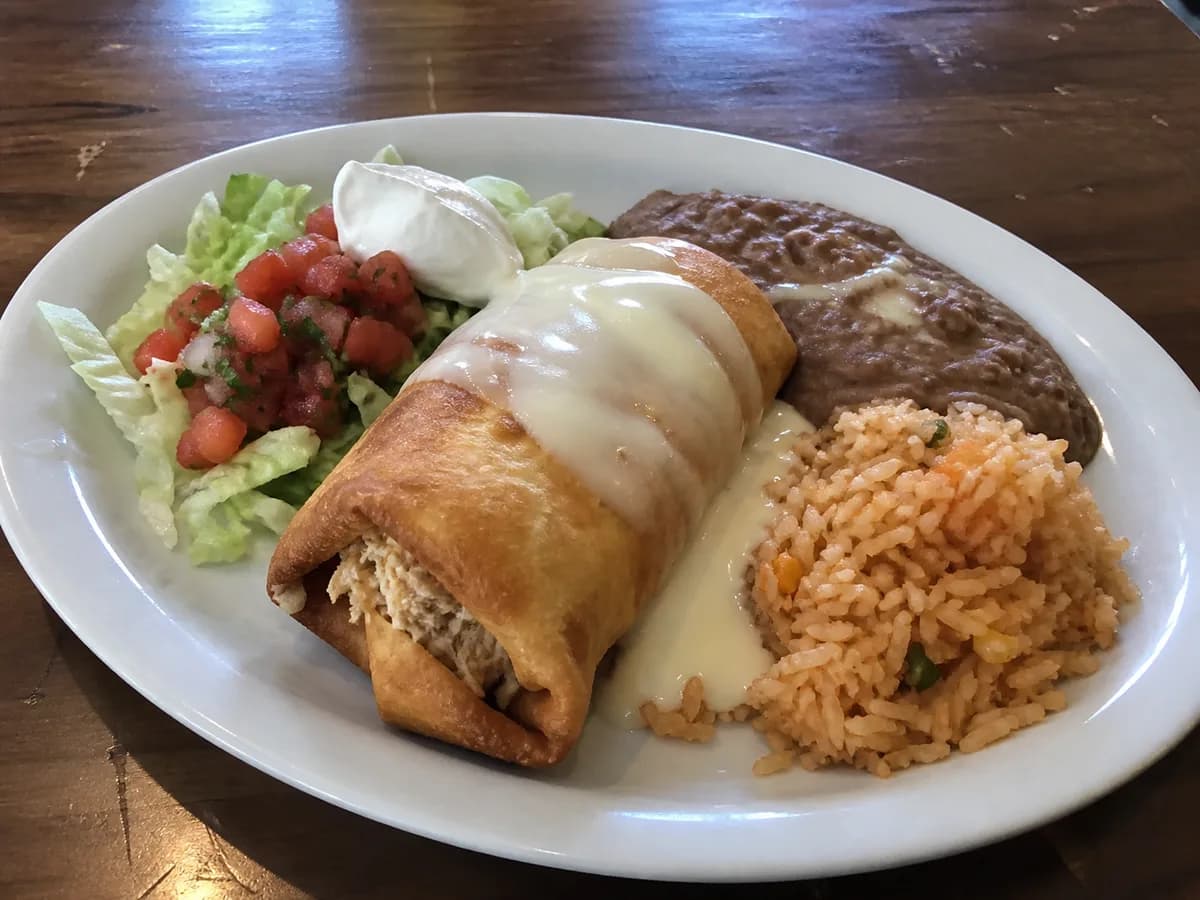 Lunch Chimichanga