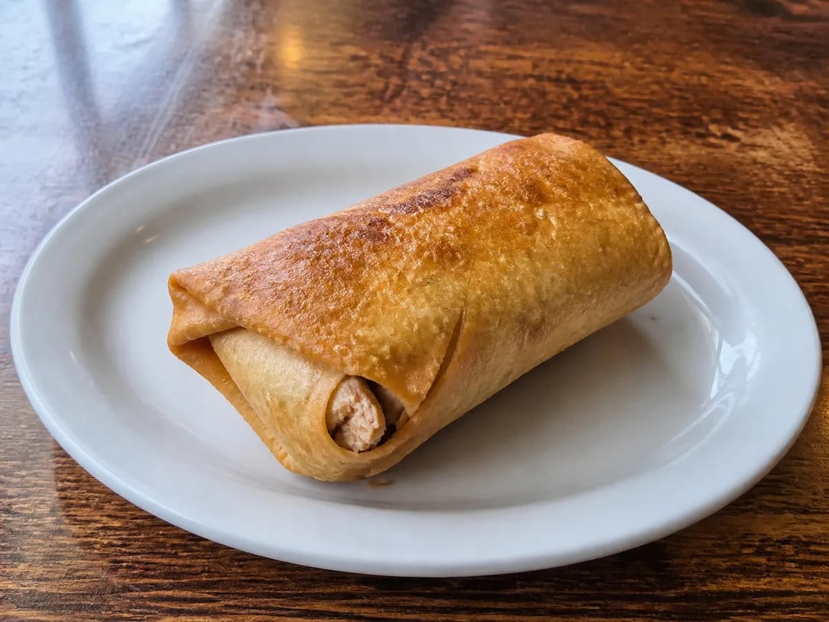 Lunch Grilled Chicken Chimichanga