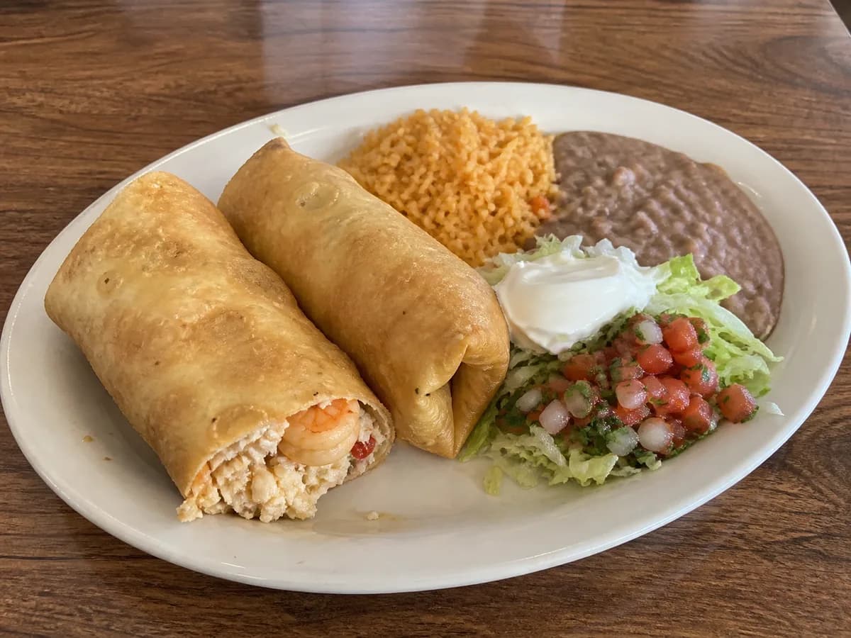 Seafood Chimichanga