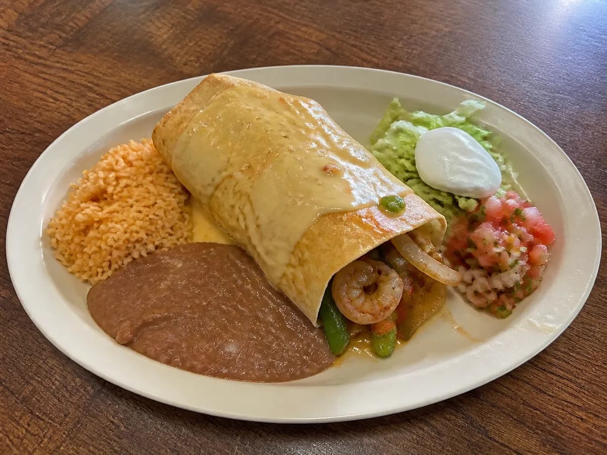 Shrimp Chimichanga