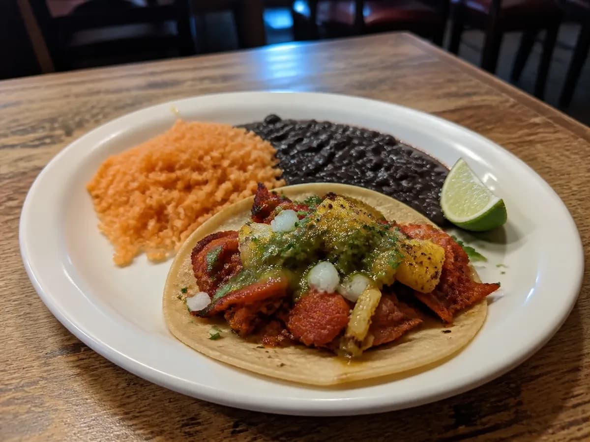 Famous Al Pastor Taco